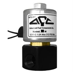 AFC 121B Gas Lock Off (180 DEG, 1/4 NPT Inlet/Outlet)