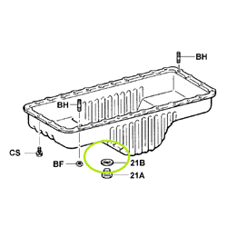 Sump Plug Gasket - (14Z)