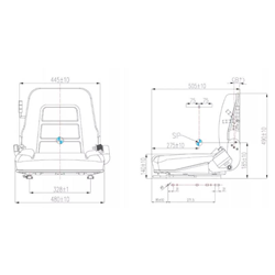 Suspension Seat GS12 Style