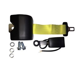 Seat Belt (Yellow) c/w switch - Universal Fit