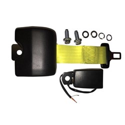 Seat Belt (Yellow) c/w switch - Wingback style | suits # 8002, # 8003