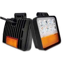 LED Worklight / Indicator Combination Light (12-80VDC | 24W) H = 110mm x W = 100mm