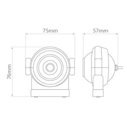 BHD Series Eyeball Camera  (Normal View) - suits Camera Kit # 8371