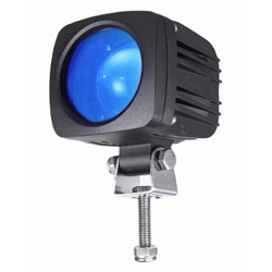 Blue Spot LED Safety Light  (10-100 Volt) 20W Laser, 560 Lumen
