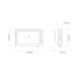 AI Pedestrian 1 Camera Detector Warning System (12-24VDC)