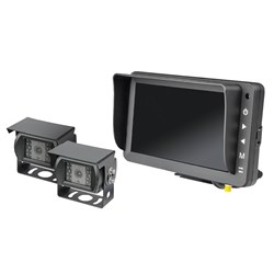 AI Pedestrian 2 Camera Detector Warning System (12-24VDC)