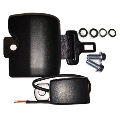 Seat Belt (Black) c/w switch - Wingback style | Suits # 8002, # 8003