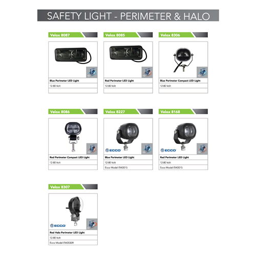 LED Perimeter Light - Blue (10-80 Volt) 10W Compact Model