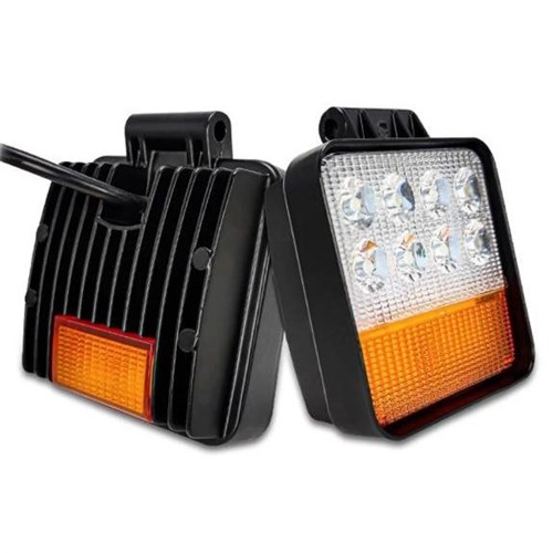 LED Worklight / Indicator Combination Light (12-80VDC | 24W) H = 110mm x W = 100mm