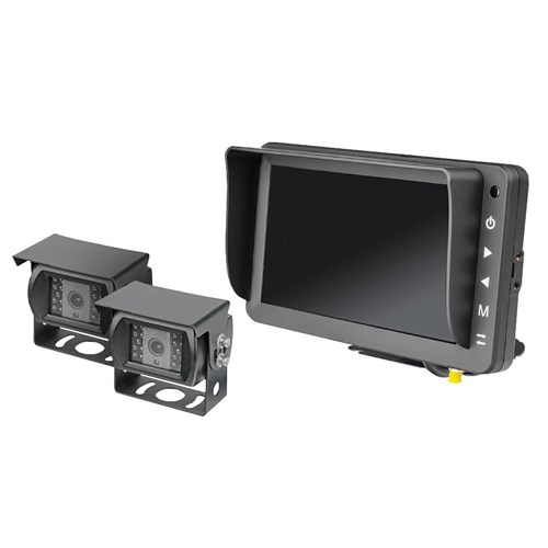 AI Pedestrian 2 Camera Detector Warning System (12-24VDC)